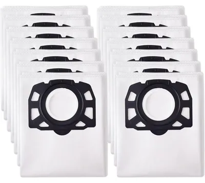 10 Staubsaugerbeutel für Karcher WD3, WD2 Plus, KWD1–3, MV3