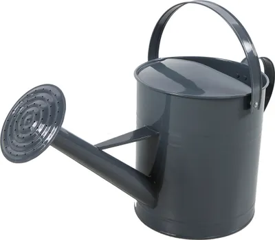 Produktbild von Gießkanne 5L grau Blumenkanne Bewässerung Gartengießkanne Brausekopf verzinkt