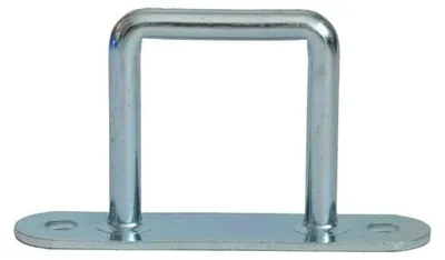 Produktbild von 50 Stück - Bügel-/ Riemenkrampen - 37x36 mm - Planenhaken - Stahl verzinkt
