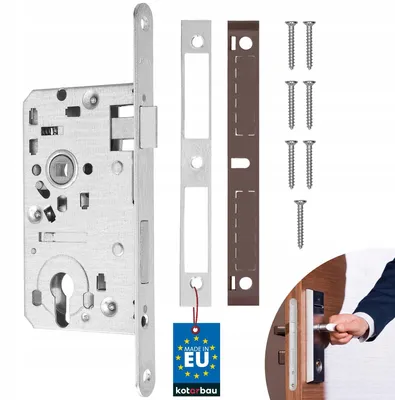 Produktbild von Kotarbau Einsteckschloss für Tür und Tor, verzinkt, 72mm