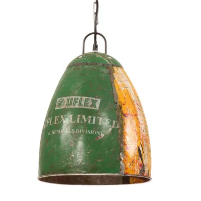 Produktbild von vidaXL Hängelampe Industrie-Stil 25 W Mehrfarbig Rund 32 cm E27