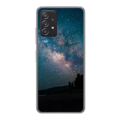 Produktbild von MuchoWow® Handyhülle Schutzhülle Hülle für Samsung galaxy a73 Sterne - Planeten - Galaxie - Jungen - Mädchen - Kinder Silikon Softcase Handy Hülle - Handyhülle