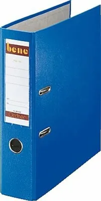 Produktbild von Ordner A4 Kunststoff 80mm blau Packung mit 20 Stück