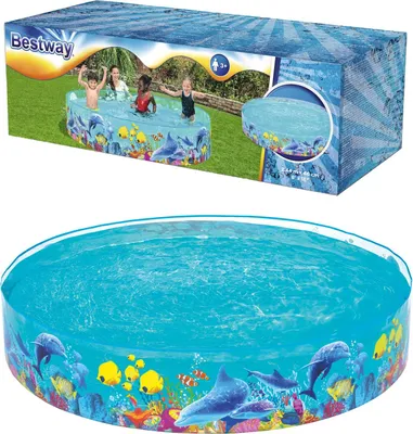 Produktbild von Bestway® Fill 'N Fun™ Planschbecken Odyssey, Ø 244 x 46 cm