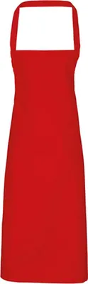 Produktbild von Premier Workwear PR102 | Baumwolle Apron (No Pocket) - 60 x 87 cm - Farbe: Red (ca. Pantone 200) - Größe: 60 x 87 cm