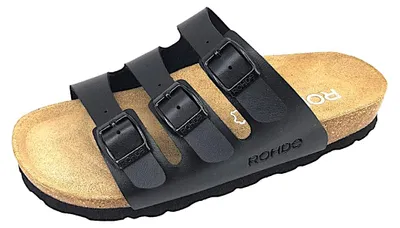 Produktbild von Rohde Alba 5618 Damen Pantoletten Clogs Weite G , Größe:42 EU, Farbe:Schwarz