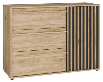 Productafbeelding van Furniture24 Dressoir Arank Axkk221R-M635, commode, 118 cm - Wildeik/zwart