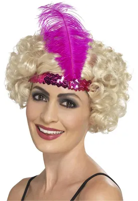 Image de Smiffys - Coiffe de déguisement SM3545 (taille unique) (rose)