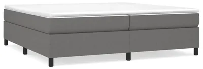 Obrázek produktu pro vidaXL Box spring bed frame dark grey 200x200 cm fabric