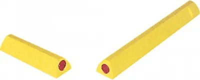 Produktbild von Parkplatzbegrenzung, gelb, 2 rote Reflektoren, 900x100x90mm