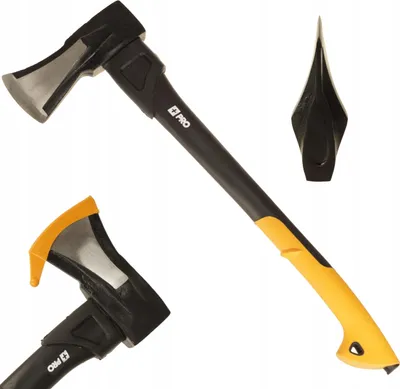Produktbild von Axt 2 Kg FEINZ Keil 800 Ideal Zum Holzspalten Hochwertig Und Langlebig Fiberglas