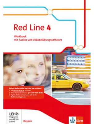 Immagine prodotto di Red Line 4. Ausgabe Bayern. Workbook mit Audios und Vokabelübungssoftware Klasse 8