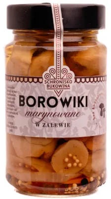 Produktbild von Marinierte Steinpilze in Marinade 220g - Schronisko Bukowina