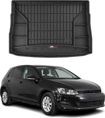 Image de OMAC Bac de coffre en caoutchouc pour VW Golf 2012-2019 TPE Bac de coffre noir