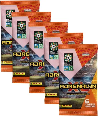 Immagine prodotto di Coppa del Mondo FIFA Femminile Adrenalyn XL 2023 - 5 Booster