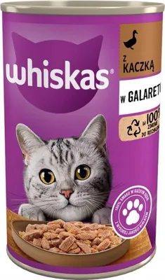 Zdjęcie produktu dla Whiskas Karma dla kota Adult z kaczką w galaretce mokra 400 g