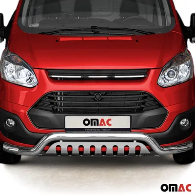 Produktbild von Frontbügel Frontschutzbügel für Ford Transit Custom 2012-2018 Stahl Silber