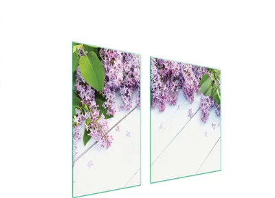 Produktbild von Glasschutzplatte Für Herd 90X52 Lila