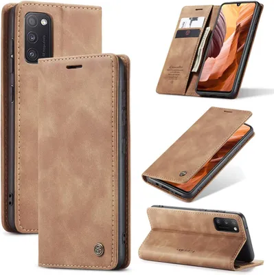 Produktbild von Hülle Samsung Galaxy A41 Handyhülle Klapphülle Tasche Etui Flip Case Hellbraun
