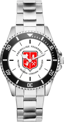 Produktbild von Feuerwehr Feuerwehrmann Geschenk Uhr Armbanduhr 20550
