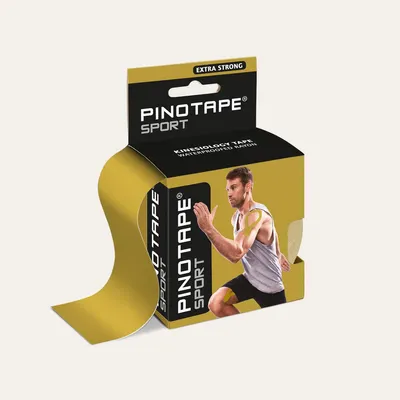 Zdjęcie produktu dla Pinotape Sport wodoodporny, mocny tejp dla sportowców 5 cm x 5 m oliwkowy