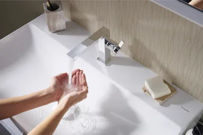 Immagine prodotto di hansgrohe Tecturis E WTM 110 Fine CoolStart con dispositivo di scarico Push-Open cromato, 1 pz.