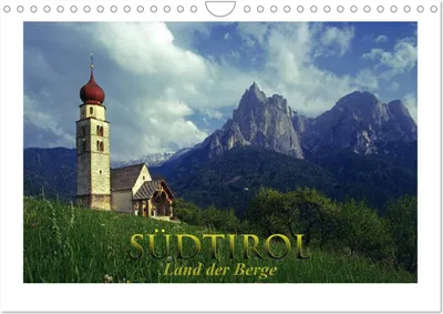 Produktbild von SÜDTIROL - Land der Berge (Wandkalender 2025 DIN A4 quer), CALVENDO Monatskalender