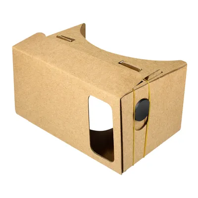 Obrázok produktu pre Smartfónové okuliare VR z recyklovateľného kartónu, ultrakompaktné - hnedé