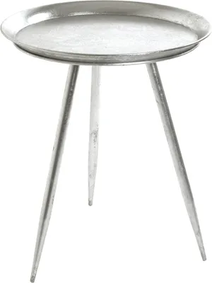 Produktbild von Beistelltisch >25721< in silber, Metall - 54x44cm (HxD)