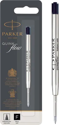 Obrázok produktu pre Parker 1950367, Čierna, Jemná, Čierna, Strieborná, 0,7 mm, 3500 m, Guľôčkové pero