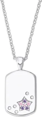 Produktbild von Prinzessin Lillifee 2027207 Mädchen Collier Stern 925 Silber rosa 38cm