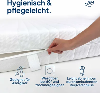 Asqala Matratzenschoner 160x200 Cm 2er Set - Wasserdicht & Atmungsaktiv