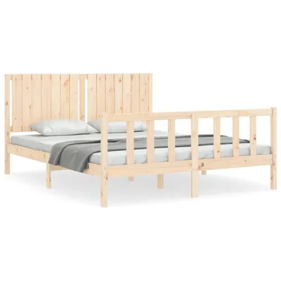 Immagine prodotto di vidaXL Letto in legno massiccio senza materasso 160x200 cm in legno di pino