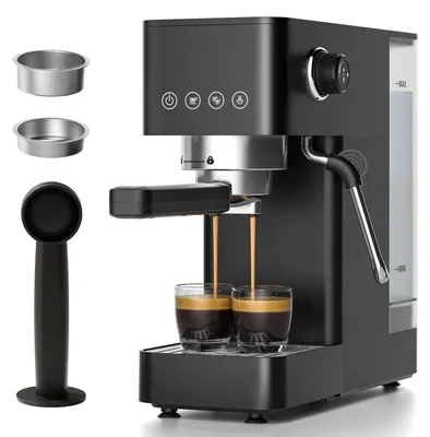 Espressomaschine, 20 bar, 1350 W, 1,5 l Tank, Milchaufschäumer
