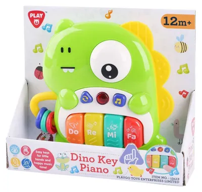 Imagen del producto de Playgo: Piano educativo con temática de dinosaurios