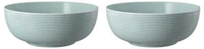 Zdjęcie produktu dla Seltmann Weiden - Zestaw 2 misek 20cm Beat Color Glaze błękitny