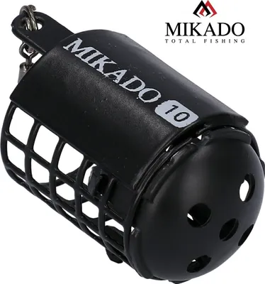 Produktbild von MIKADO kleiner schwarzer MICRO Futterkorb Ø25 x30mm Feeder With Bottom 25g