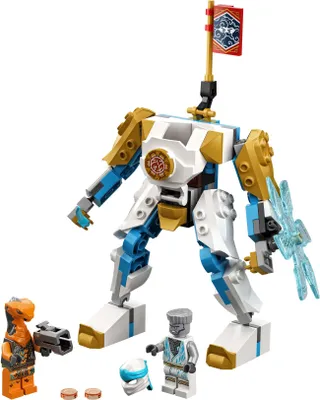 Produktbild von LEGO 71761 NINJAGO Zanes Power-Up-Mech EVO, Spielzeug ab 6 Jahren mit Ninja-Actionfigur und Schlange
