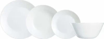 Produktbild von Geschirr Arcopal Zelie Weiß Glas (19 pcs)