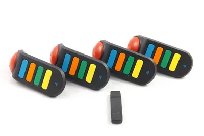 Produktbild von Sony PlayStation 3 Buzz! 4x Wireless Buzzer + USB Empfänger PS3