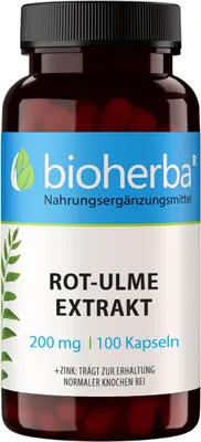 Produktbild von Bioherba Rot-Ulme Extrakt 200 mg 100 Kapseln