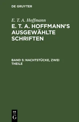 Produktbild von Nachtstücke, zwei Theile