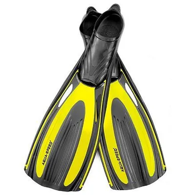 Produktbild von AQUA-SPEED Flossen - Bequeme Schwimmflossen - Taucherflossen - Ideale Flossen Zum Schnorcheln - #AsHydro, Gelb, 46/47