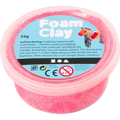 Produktbild von Schaumstoffton - Neon Pink, 35gr.