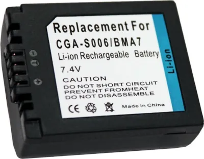 Produktbild von TRX-Akku Panasonic/ 1500 mAh/ CGA-S006E/ CGR-S006/ DMW-BMA7/ DMWBMA7/ CGR-S006E/ CGA-S006A/ CGR-S006A/ neoriginal