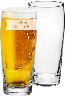 Produktbild von Van Well Willi Becher 0,4 l geeicht 60er Set