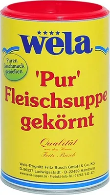 Produktbild von Fleischsuppe Pur - wela 1/2 Dose