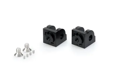 Produktbild von Puig 20317n Fahrerfußrastenhalterung Silber  Silber One Size