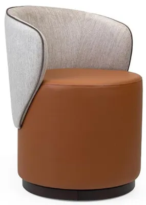 Produktbild von Casa Padrino Luxus Hocker Braun / Grau H. 78,5 cm - Luxus Wohnzimmer & Hotel Möbel