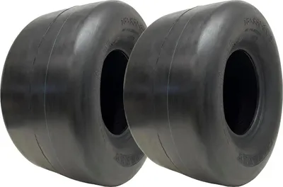 Produktbild von 18x9,50-8 Glatte Rasenmäherreifen, 4-lagig, schlauchlos, Profil P607, 425 kg (2er-Set)